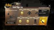 PUBG Mobile Login Bonus